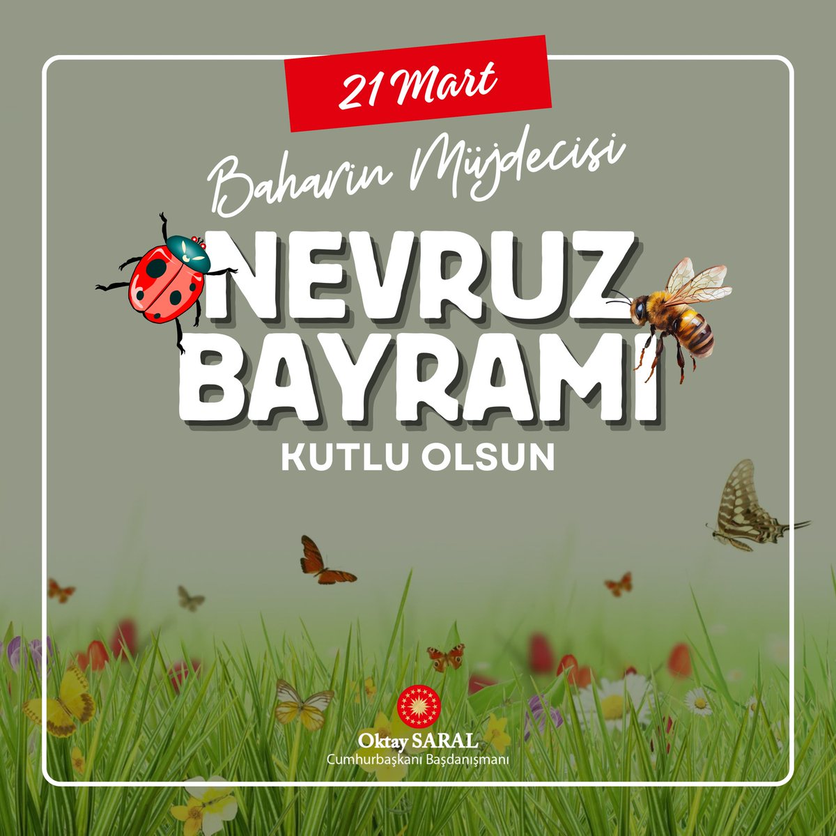Nevruz; yeniden dirilişin, umudun ve kardeşliğin adıdır. Asırlardır aynı ateşin etrafında toplanan gönüllerin, aynı duaya “amin” dediği kutlu bir başlangıçtır.

Milletimizin ve gönül coğrafyamızın dört bir yanında Nevruz sevincini yaşayan tüm kardeşlerimizin bayramını tebrik