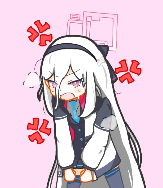 #このタグを見た人はめっちゃキレてる女の子を貼って