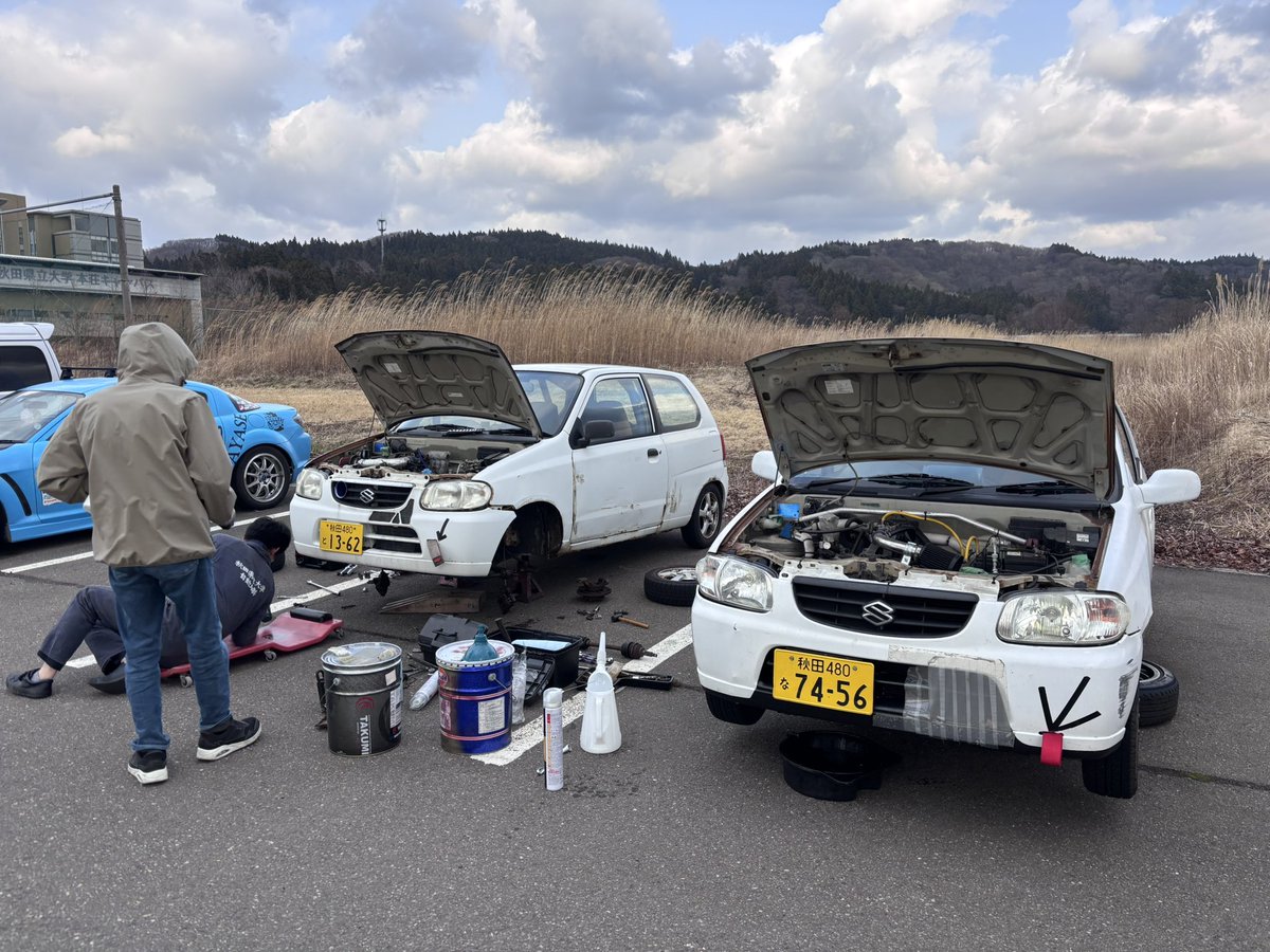 秋田県立大学自動車部 tweet media