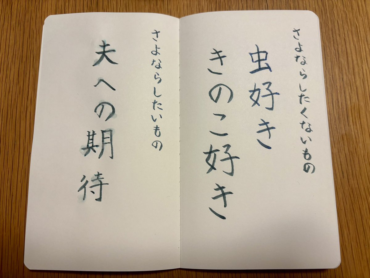 #筆文字ツイオフ
字も上手になりたいし、インクへの加水も上手になりたい。