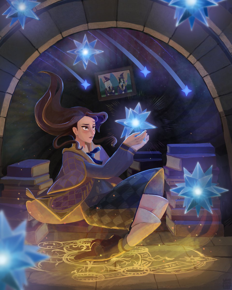 windmaedchen_me's tweet photo. Merlin, suspended between the drowning weight of their title and the uplifting support of the same. ✨✨✨

#AFKJHomestead #AFKJourney #afkjourneyfanart #EsperiArt #TowerofMemory https://t.co/DuIjzIu9KU