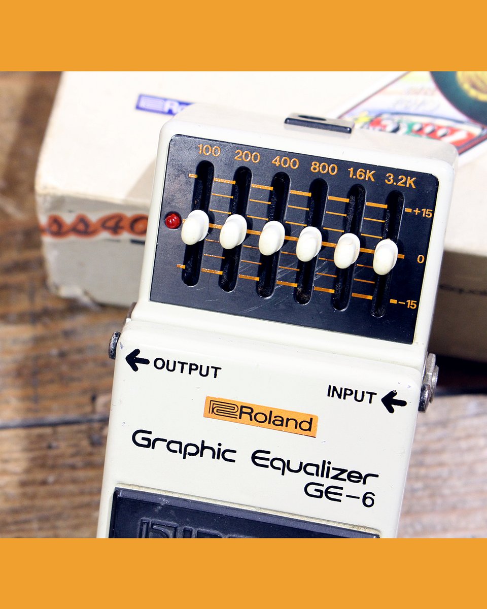 GE-6 BOSS GE-6 グラフィックイコライザー スケルトンSW 銀ネジ 箱、取