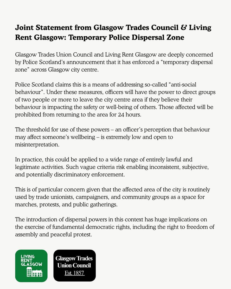 Glasgow Trades Council tweet media