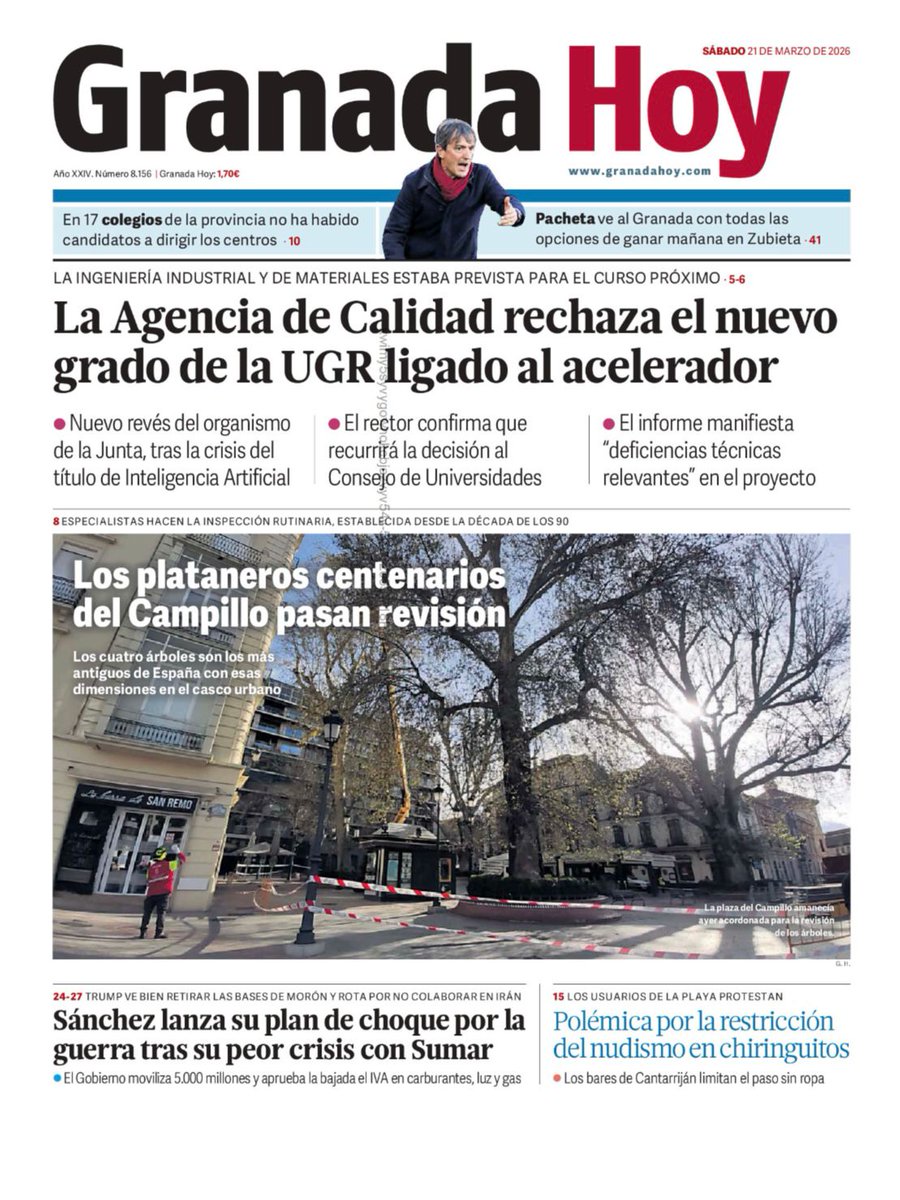 LaNocheenBlanc1's tweet photo. De bien nacido es ser agradecido. .Gracias al concejal @Francisgerente . Por preocuparse de los magníficos plátanos de sombra de la Plaza del Campillo. En la última reunión nos comentó su interés por estos y todos los árboles de Granada. Manteniendo viva la ciudad. https://t.co/4NT5A3YLrJ