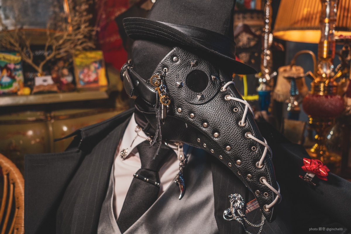 黒いお面 tweet media