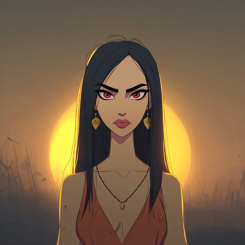 Cinematic cartoon frames