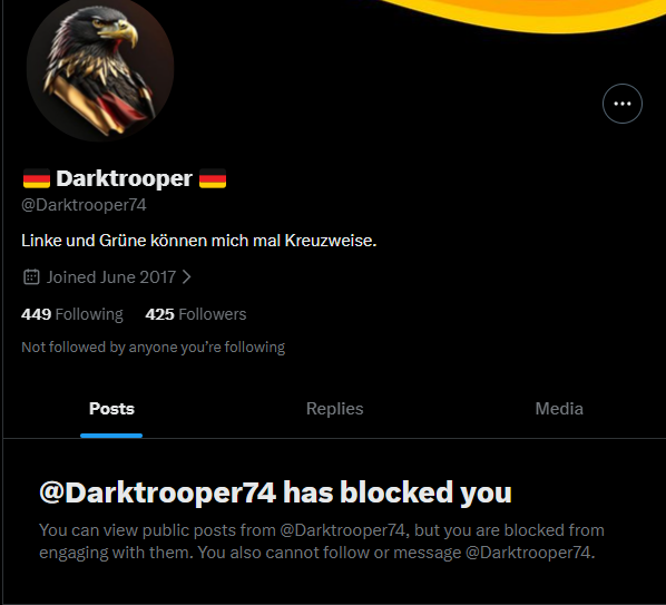 Armes rechtsnationales Schneeflöckchen.