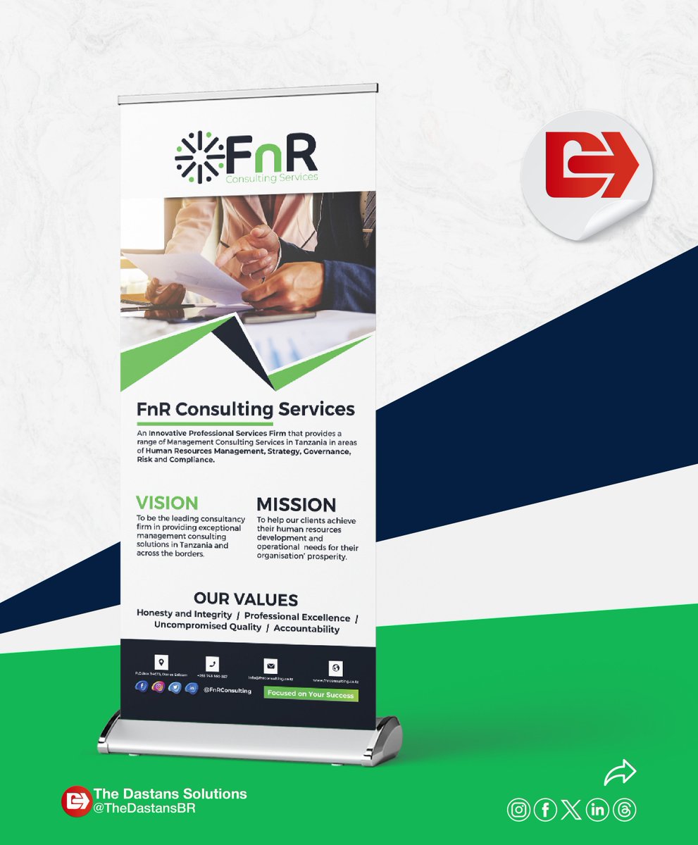 TheDastansBR's tweet photo. Need a Roll Up Banner?
Let’s Talk Today.
Call/WhatsApp: +255 680 22 40 02
Email: tds@thedastans.com

Cc @FnRConsulting

#RollUpBanner #FnRConsulting #TDS #TheDastans #WeDoItTogether https://t.co/EoTZFcZjO8