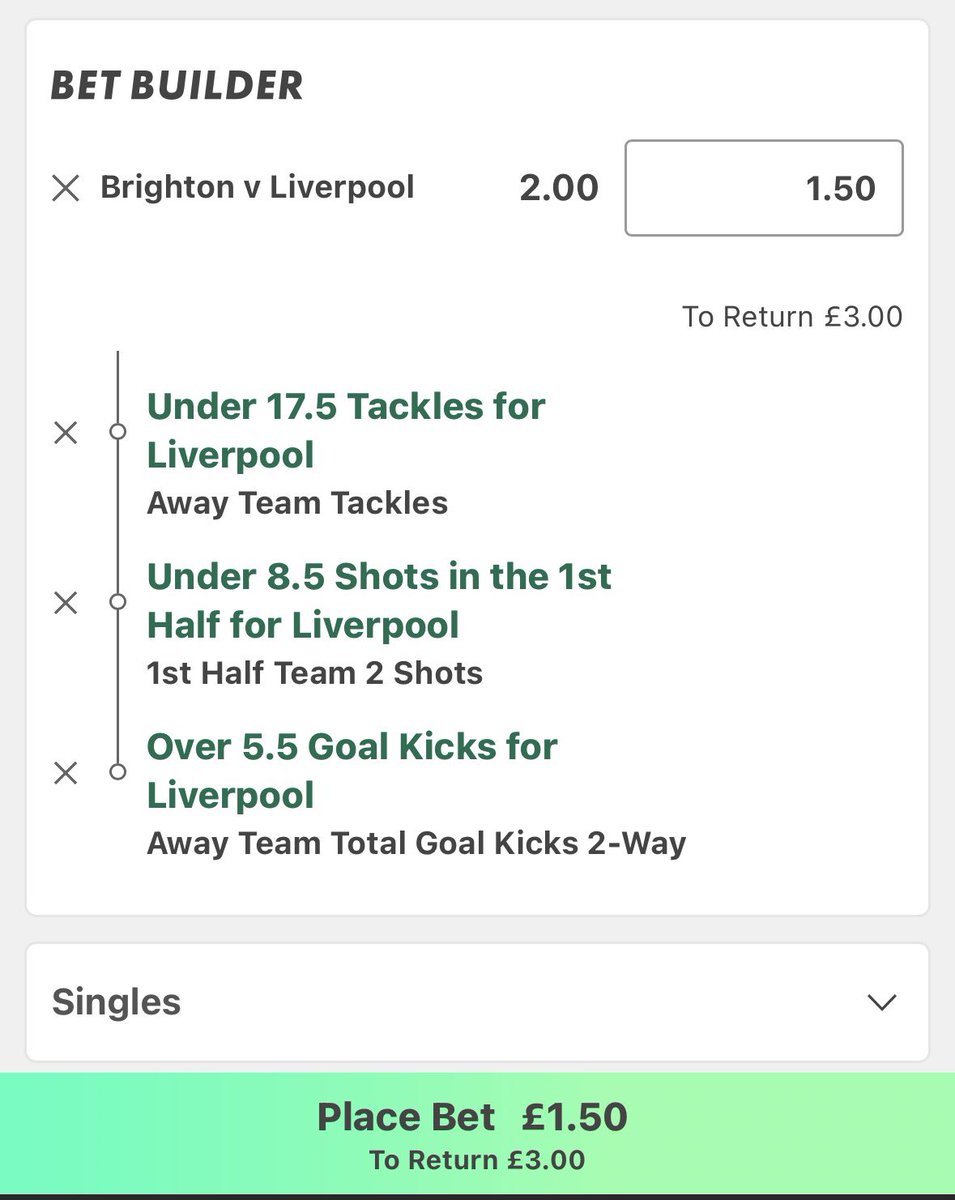 Match Day Bets tweet media