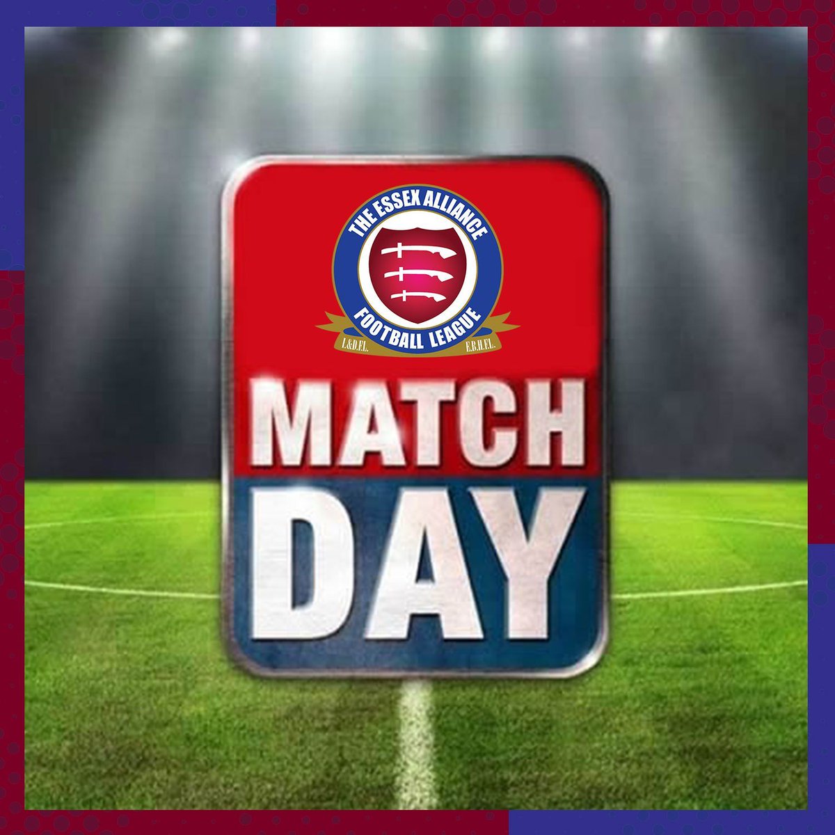 EssexAllianceFL's tweet photo. 𝗠𝗔𝗧𝗖𝗛𝗗𝗔𝗬!

The football action continues this afternoon in #Week31

Good luck to the teams in action!

#EAL https://t.co/xeNCJHKd9w