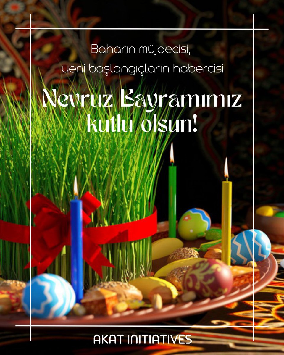 Nevruz Bayramımız kutlu olsun! #NevruzBayramı #nevruz #NovruzBayramı #bahar #bayram