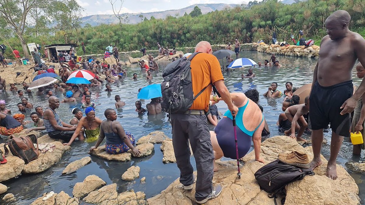 QariTravel's tweet photo. Kitagata Hot Springs is a natural wonder in southwestern Uganda, specifically in Sheema District, known for its therapeutic waters. The springs are fed by River Ngaromwenda and reach temperatures of up to 80°C (176°F), making them hot enough to boil eggs and cook porridge. https://t.co/6Yuf2NNZ6G