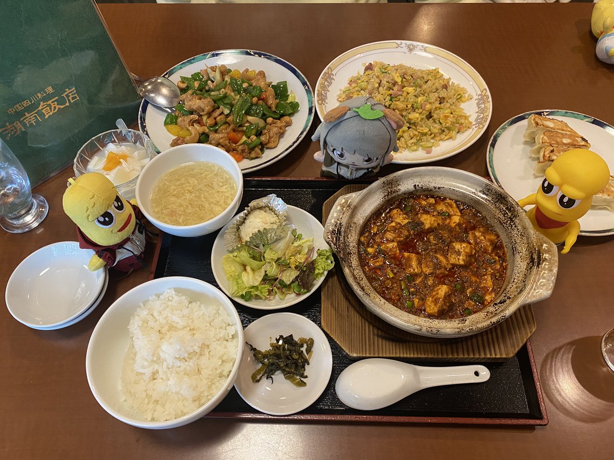 ラスト湖南飯店行けた( ᵕ ᵕ̩̩ )
ありがとう湖南飯店