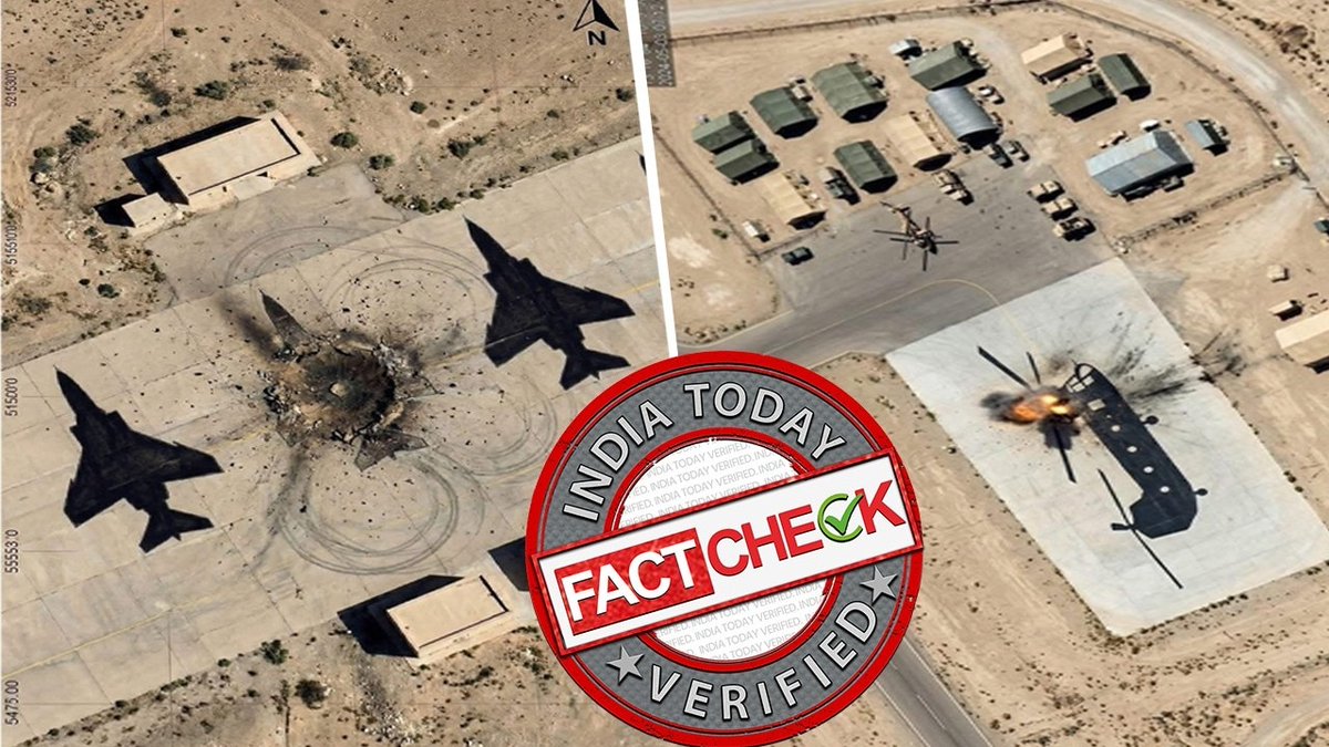stampedwork's tweet photo. AI-generated satellite images of the Iran war went viral this month. 
Millions believed them. They were fake.  SynthID watermarks hidden in plain sight. 
Days of fact-checking. By then? The narrative had already spread. 
#Stamped #IranWar #AIFakes #ImageTrust #BuildInPublic https://t.co/9iOb5nE9kD
