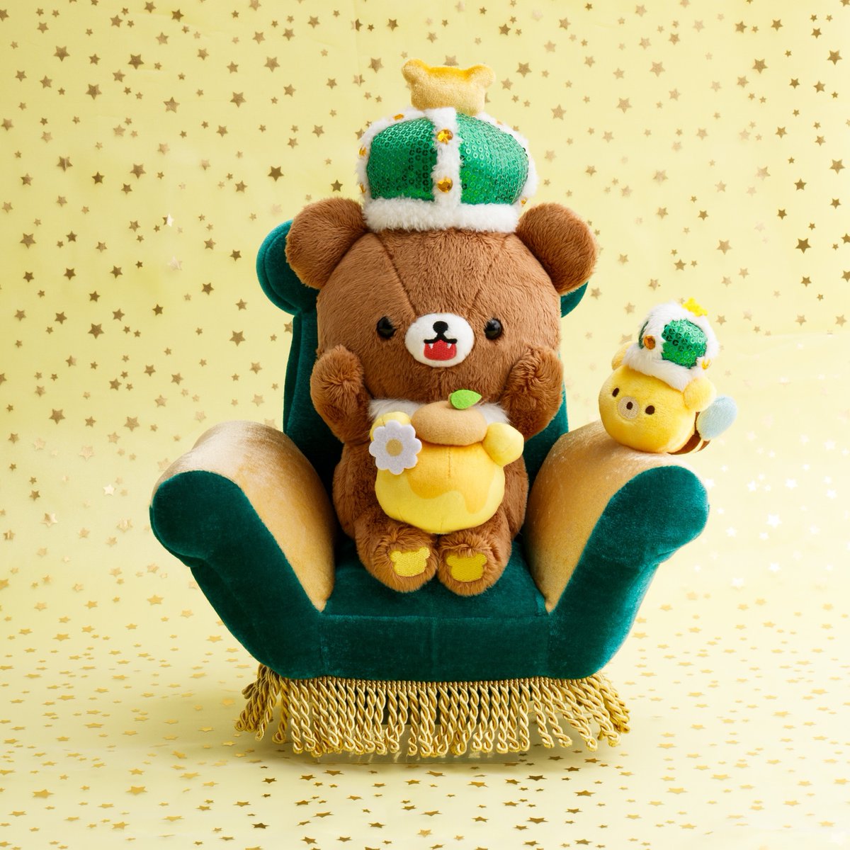 rilakkuma_gyr's tweet photo. ＼そばで応援してくれるみんなに 、さんきゅま！／

いま #サンエックスネットショップ では、チャイロイコグマの10周年をお祝いするスペシャルな限定ぬいぐるみを絶賛受注販売中✨✨

📅受注期間：～3/29(日)23時59分まで

仲良しのくまんばちもいっしょ👑くわしくは↓↓
https://t.co/MNJJauSbwG https://t.co/2daTj4aUtT