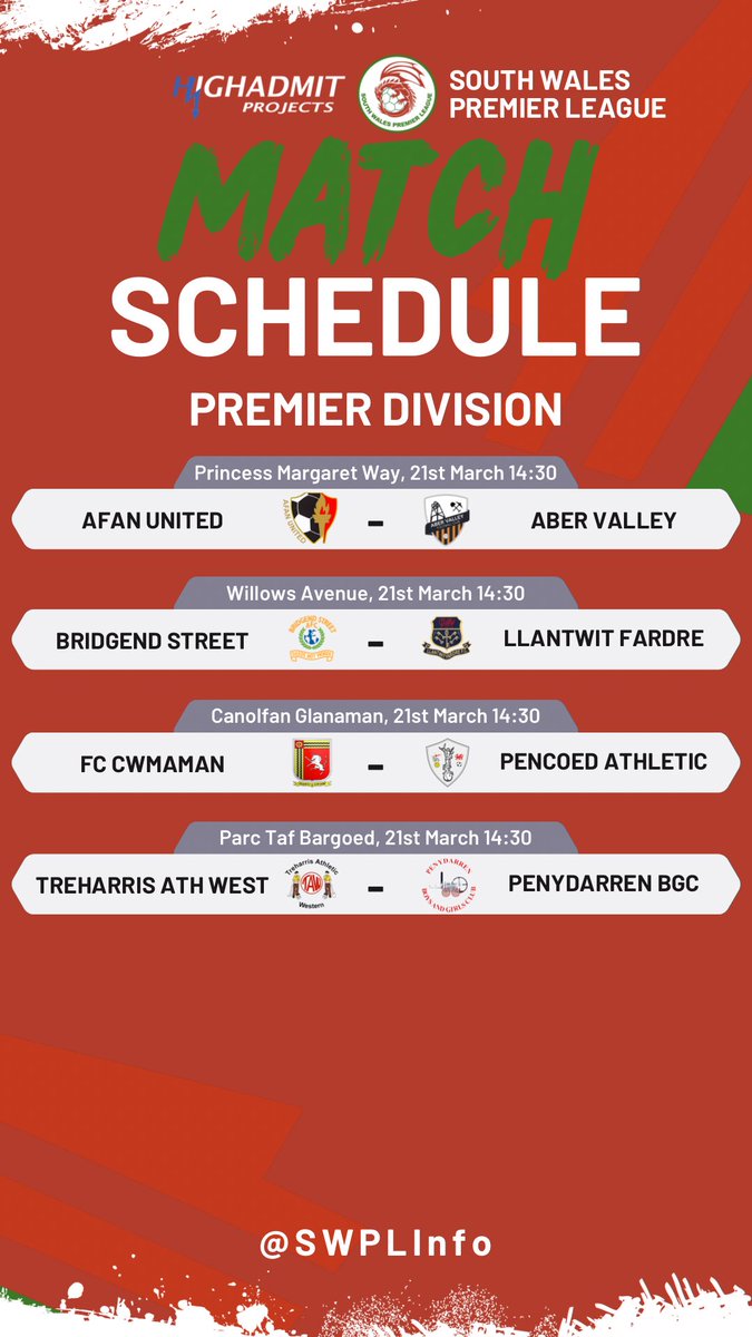 South Wales Premier League tweet media