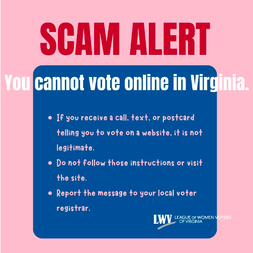 League of Women Voters of Williamsburg Virginia tweet media