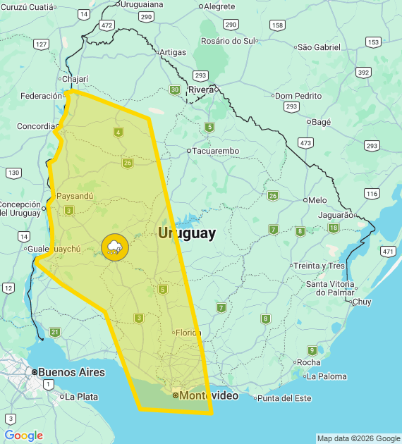 Instituto Uruguayo de Meteorología tweet media