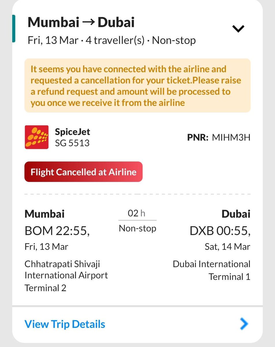 degr8yash's tweet photo. CASE OF PARTIAL REFUND @makemytripcare @makemytrip 

Paid Rs 47879. Received insurance 1208, so net receivable 46671, but as per MMT only 37195 receivable. PLS ISSUE THE BALANCE.

2 concerns
1) 37195 not yet refunded
2) balance charges refund

SS attached https://t.co/9qquV0gIyf