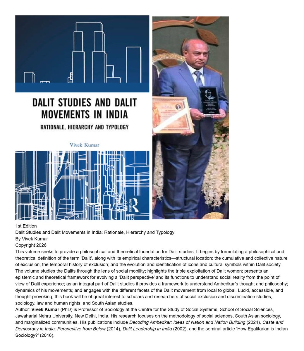 Prof. VIVEK KUMAR ( A World ranking Sociologist ) tweet media