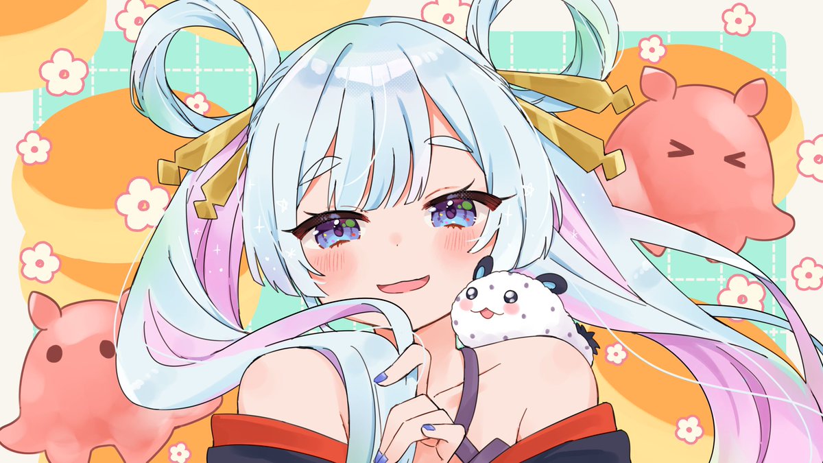 ヤチヨ〜〜〜🐙🥞 #超かぐや姫