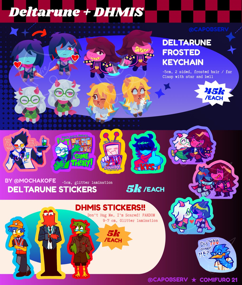 CapObserv's tweet photo. [6/7] ⭐️ Fandoms: TGCF, Heated Rivalry, Dispatch, Deltarune, DHMIS https://t.co/FyVHPg114M