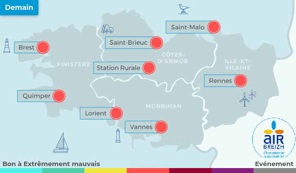 Air_Breizh's tweet photo. Bulletin de l'air du 21/03/2026 pour la région Bretagne.
Retrouvez plus d'informations en allant sur https://t.co/SqqDOXOoux
Pour un indice ATMO sur votre territoire : https://t.co/hekX1XYpiY
#QualiteAir #AASQA https://t.co/JI892EcBhM