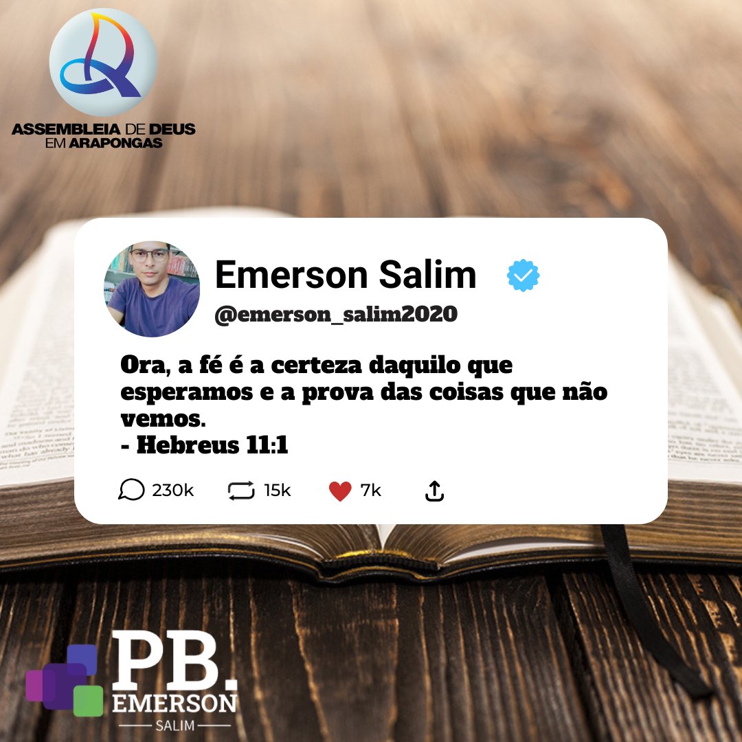 Emersonsallim's tweet photo. Uma palavra de Deus ao seu coração https://t.co/328JRG2kxe