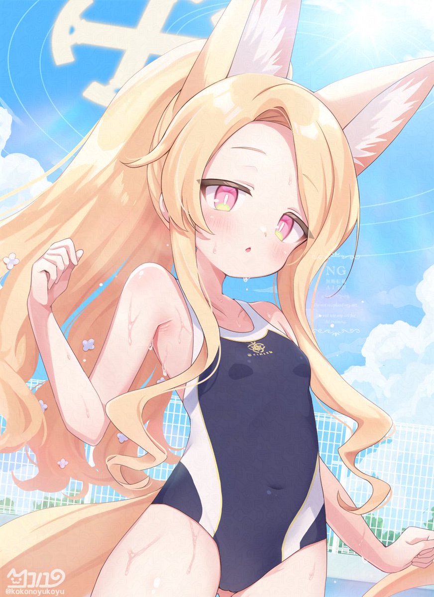 スク水ポニテセイアちゃん💛