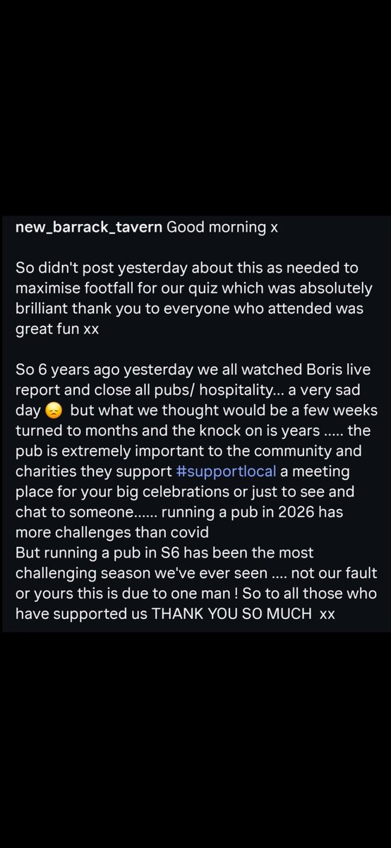NewBarrack's tweet image. THANK YOU FOR YOUR SUPPORT #supportlocal #familyrunpub #familybusiness #publife #saveourpubs #loveyourlocal #communityhub #communitypub #S6 #Hillsborough #Sheffield #SWFC #swfcfamily