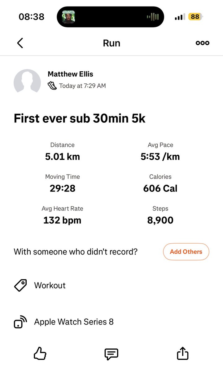 Quickest 5k I’ve ever done #5k #running #runner #gettingfit #gym