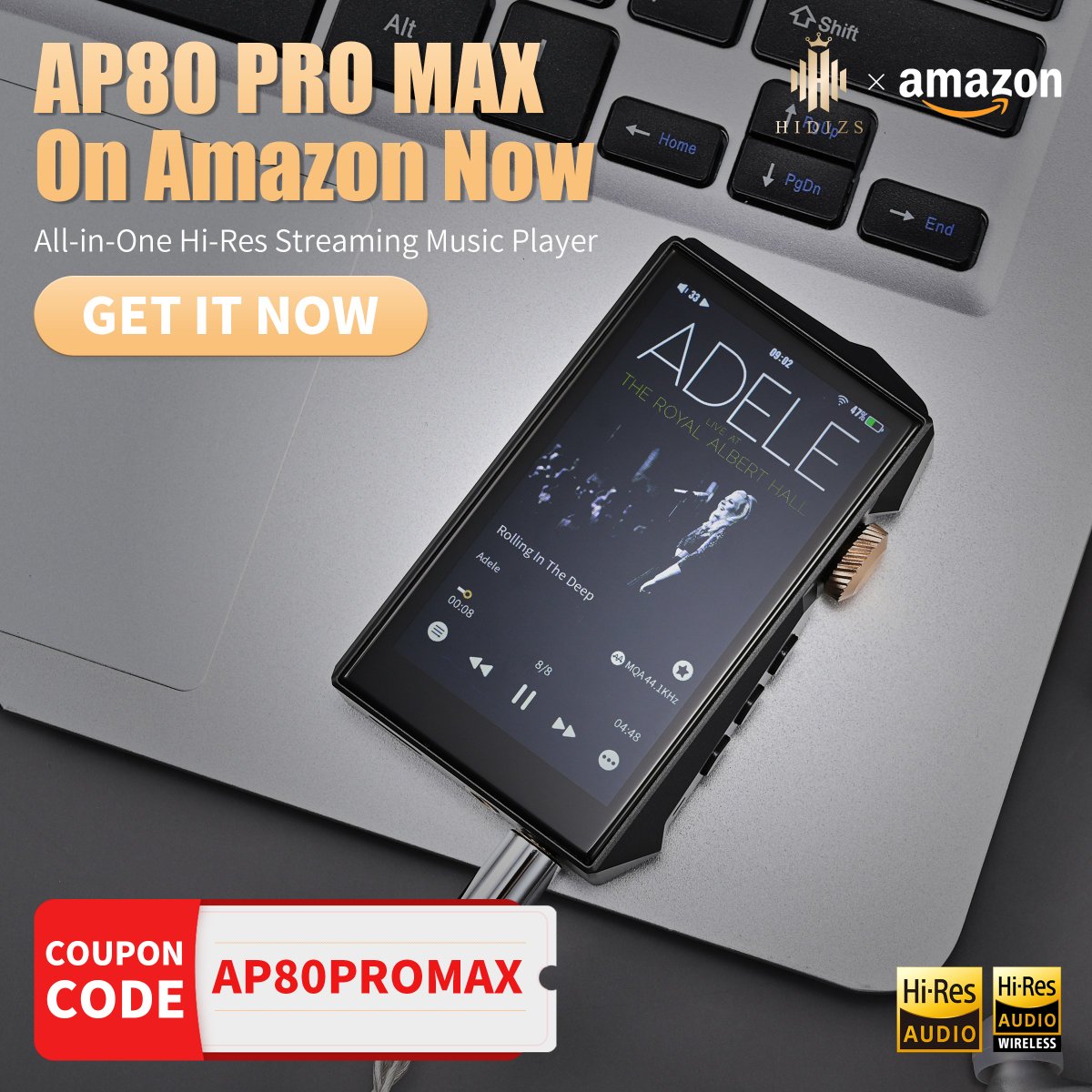 Hidizs's tweet image. 🚀AP80 PRO MAX Now Available on Amazon

Get 15% OFF on Amazon (US/JP/UK/FR/ES/CA)
🎟️Use code: AP80PROMAX

Limited-time offer — don’t miss out.

🛒 SHOP NOW
linktr.ee/HIDIZS.JP

Browse More on Amazon
linktr.ee/Hidizs.Amazon

#HIDIZS #AmazonDeals #HiFiAudio #DAP