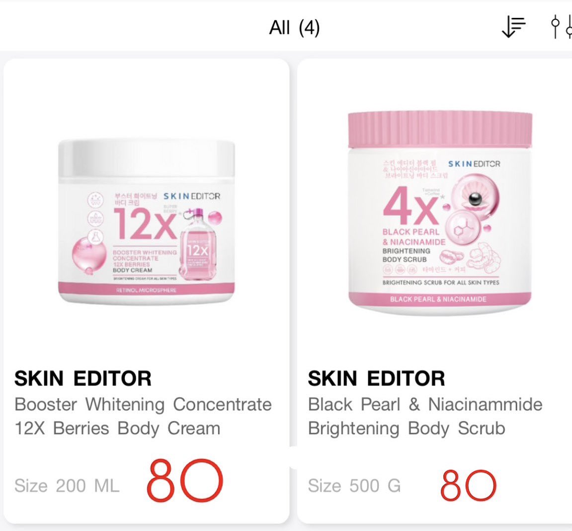 ♡ ไม่พร้อมส่ง ♡ 

— 𝘚𝘬𝘪𝘯 𝘦𝘥𝘪𝘵𝘰𝘳 —
‼️ลด 𝟨𝟢% ‼️

📦 ค่าส่ง 30 บาท

♡  สนใจ 𝘥𝘮 สอบถามรายละเอียดได้เลยค่าา

#SkinEditorCozyChapterXTEETEEPOR