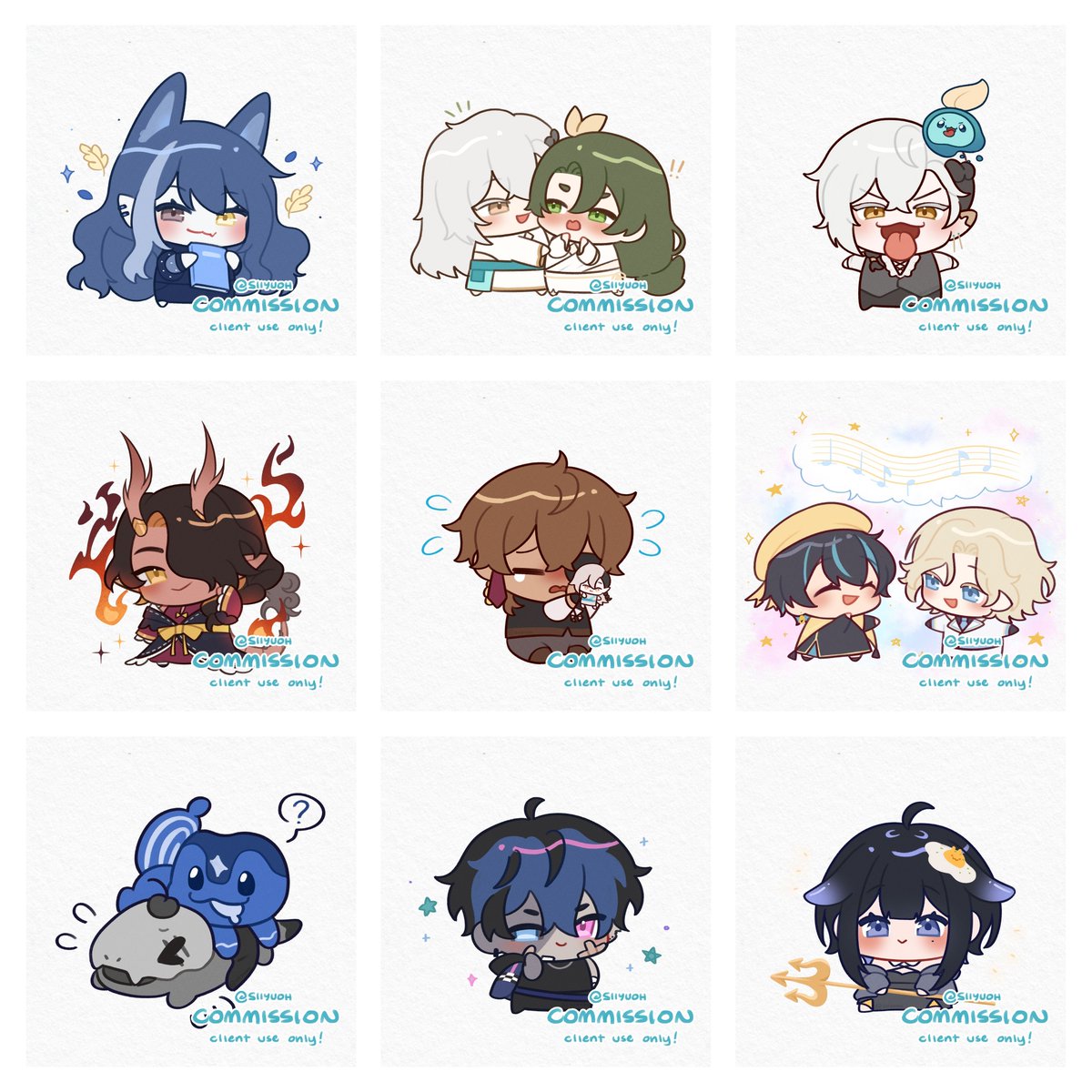 ⭐️smol cheeb comms batch 7 (1/2)⭐️

#commissions