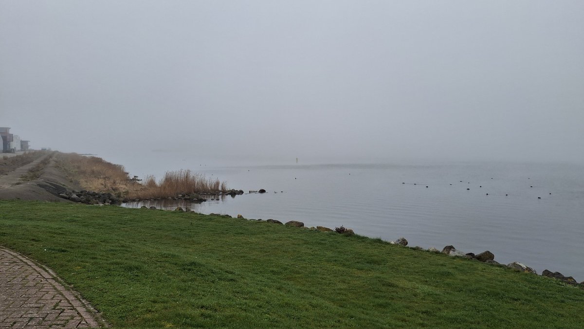 Het was weer een mistige start op het strand in #Lemmer. Wel prima sportweer om het weekend mee te beginnen. Het was vanochtend slechts 1 graad boven nul. <a href="/weerverteller/">Weerverteller.nl</a> <a href="/onwukaa/">Amara Onwuka</a> <a href="/weermanrobert/">➡️ Robert de Vries</a> <a href="/HVweerNL/">Extreem Weer</a> <a href="/HartvanLemmer/">Hart van Lemmer</a>