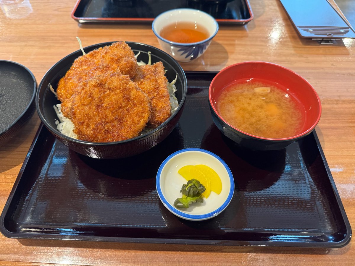 samurai_john_01's tweet photo. 妻の車が明日ドナドナしちゃうので、今日はお別れドライブしました。福島県本宮市のふれあい美術館で絵や作品の鑑賞して、市内の柏屋食堂でソースカツ丼を食べるドライブでしたが、１４年間我々の足として活躍した最後のワゴンRの楽しみました。
#本宮市ふれあい美術館　#柏屋食堂 https://t.co/5Tnw8LmFRm