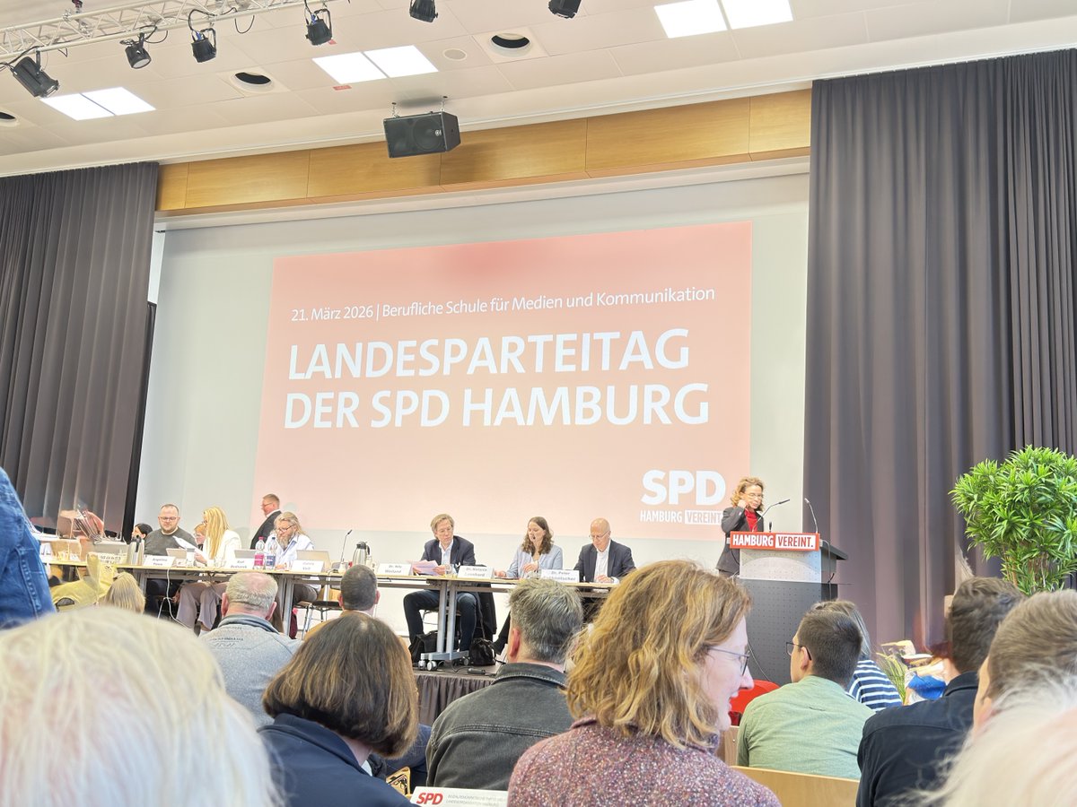Landesparteitag der SPD Hamburg.

Es wird viel diskutiert.

#spdhamburg #spdhamburgnord