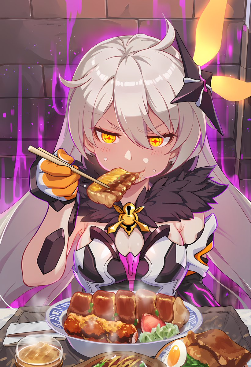 queen_of_void_'s tweet photo. Don’t talk to me while I’m eating. 🐾🐈⬛✨
Void first. Chopsticks second. Everyone else… wait your turn. 💫💤
#HonkaiImpact3rd #HonkaiImpact #KianaKaslana #HerrscherOfTheVoid #HoV #Sirin #CatMode #VoidQueen #HI3 https://t.co/wGSET1vQxv