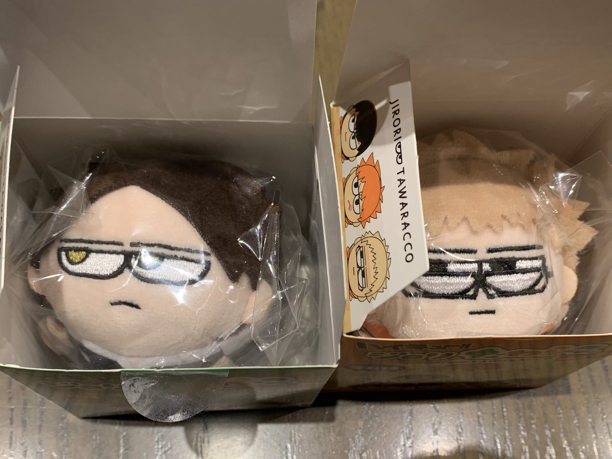 horuke_'s tweet photo. 【交換】　ハイキュー　プラザ　ジロリ

たわらっこ
譲：木兎、角名、月島
求：北＞影山

アクスタ
譲：及川、岩泉（クリスマス）
求：北

本日ソラマチでの手渡し交換希望です。 https://t.co/V7Qa7uVq3P