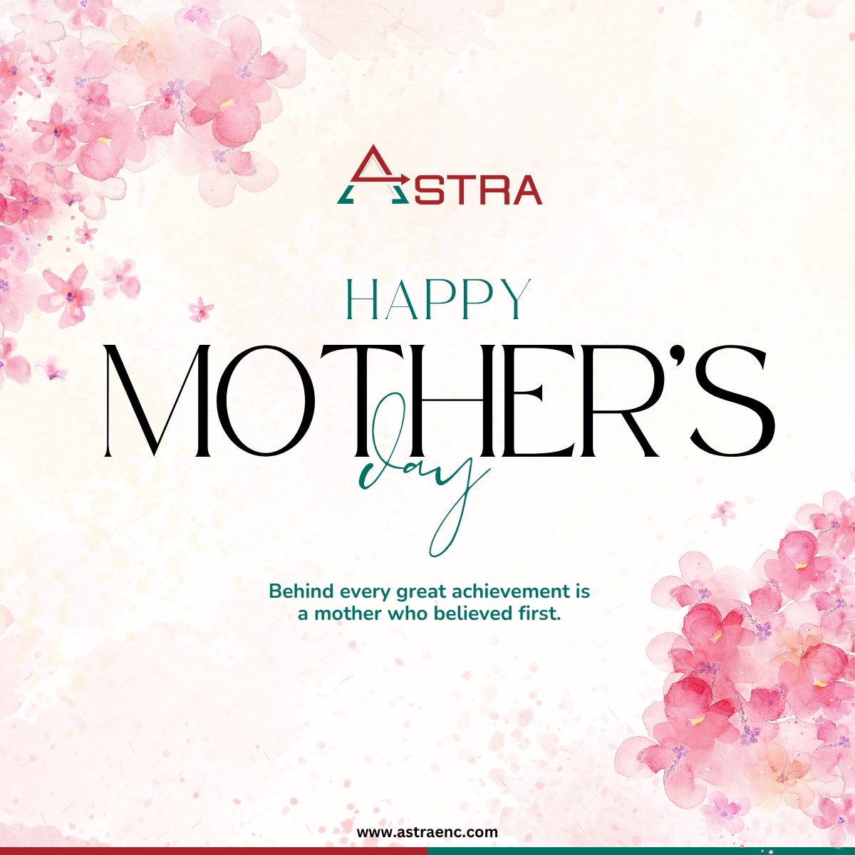 Astraenc's tweet photo. Celebrating the strength, love, and dedication of mothers everywhere 💙

Happy Mother’s Day from all of us at ASTRA 🌸
#ASTRA #MothersDay #UAE #AbuDhabi https://t.co/uhENhNWxbP