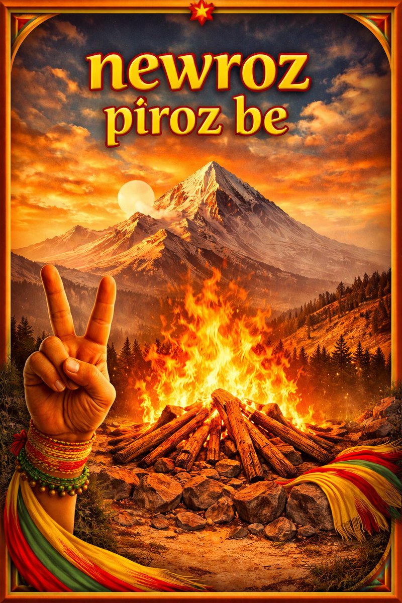 Notatall1212's tweet photo. Newroza Kurdî Pîroz Be!
Bijî Kurd û Kurdistan! https://t.co/Q3HzPnYPCl