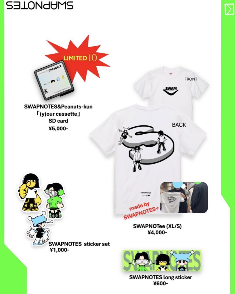 SWAPNOTES tweet media