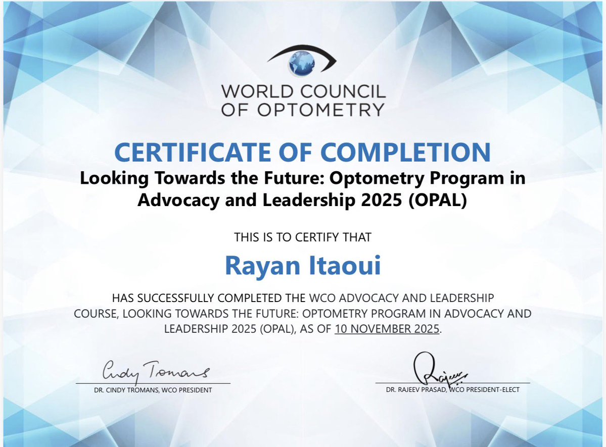 Vision Care Association - جمعية العناية بالنظر tweet media