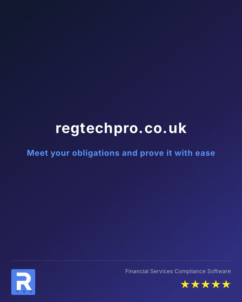RegTechPRO tweet media