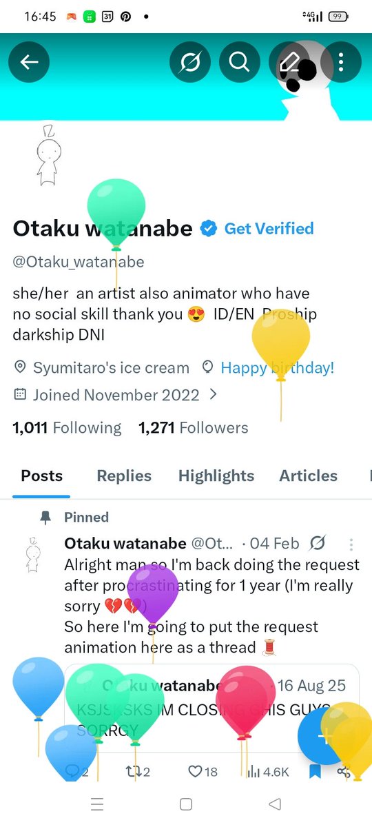 Otaku watanabe tweet media