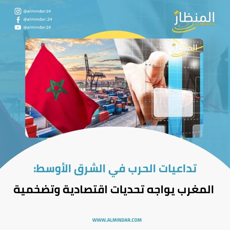 Almindar24's tweet photo. تداعيات الحرب في الشرق الأوسط: المغرب يواجه تحديات اقتصادية وتضخمية

التفاصيل: https://t.co/bFBnBhMf0g

#المغرب #الاقتصاد_العالمي #صندوق_النقد_الدولي #التضخم #أسعار_النفط #الاقتصاد_المغربي #الشرق_الأوسط #ال��رب #news https://t.co/KIifxpNMyC