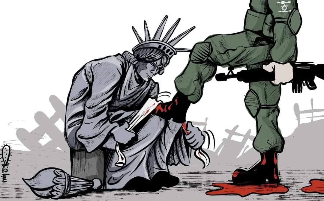 GG_PP8's tweet photo. @realDonaldTrump This is what he has turned the United States into. He voluntarily surrendered the country to slavery and turned it into war criminals, like Israel. While presenting himself as the defender of Christians, he handed the country over to the murderers of Christians. https://t.co/0cyyKF4jSl