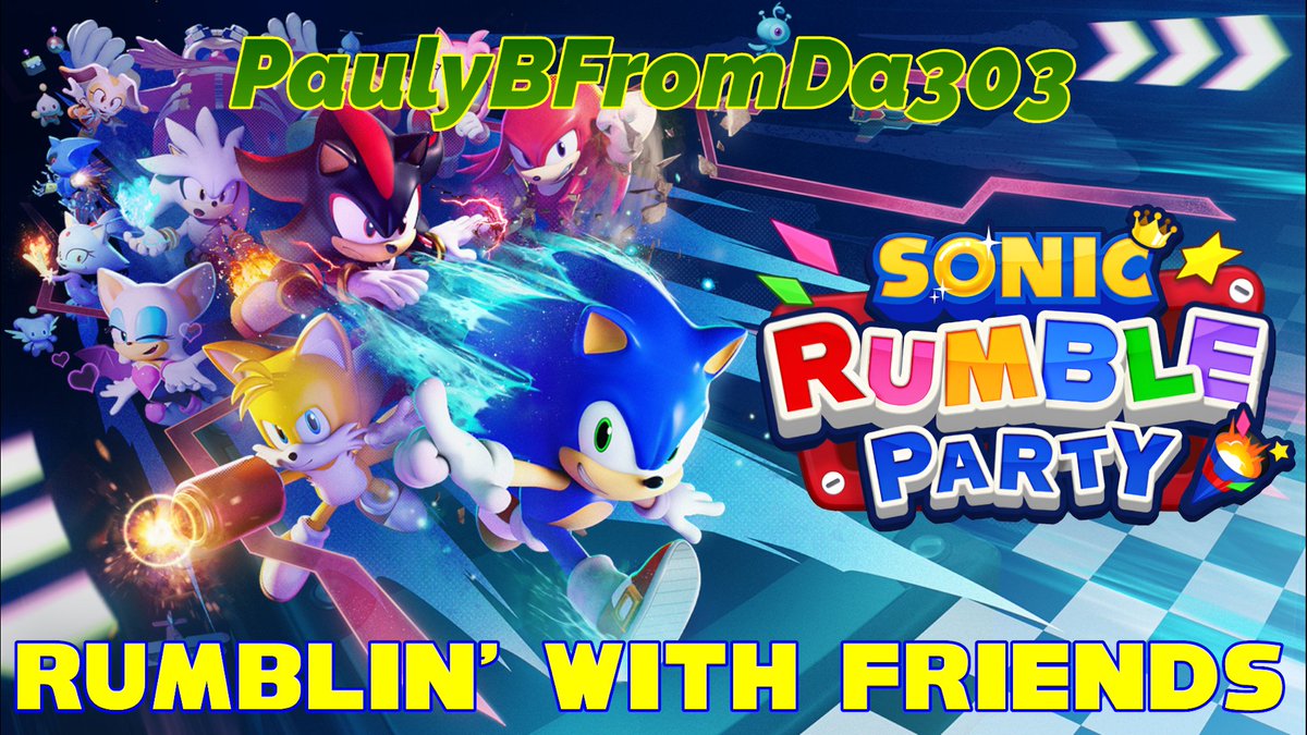 NEW MUSIC PREMIERE IS NOW UP!!!!!

"Sonic Rumble Party - Rumblin' With Friends (Main Theme)" comes out NEXT SATURDAY (3/28) @ 4p PT/7p ET (time may change)

This one is another huge step towards my dream come true! I hope you like what you hear

Link in the reply