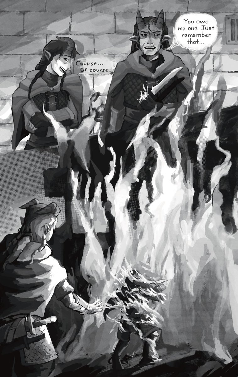 Tree3ananas's tweet photo. // Fire imagery and burning alive
Oh man dudes!! what happened bruv is bro okay?? !?.!, 😨
#GiggsDnd #RubyNyx #GeminitayFanart https://t.co/xC7Y5Sj9kh