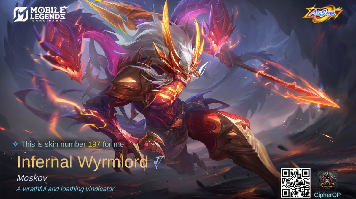 Mukrang96's tweet photo. I just obtained a new skin Infernal Wyrmlord in Moba Legends: 5v5! Let's face off against the world's best MOBA players together! 
https://t.co/zH7uTE6ZMo https://t.co/enisOdQhga